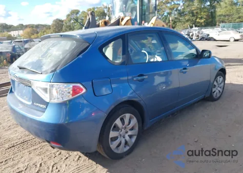 2009 Subaru Impreza 2.5I from USA, damaged, VIN JF1GH61699H827674